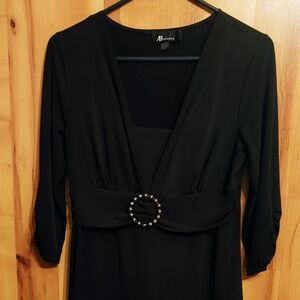 Vintage AB Studio Womens L Blouse Black